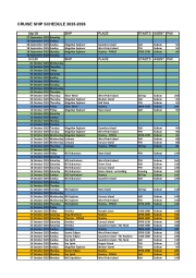 Cruise Schedule 2025/26 - V5